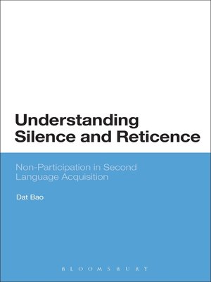 cover image of Understanding Silence and Reticence